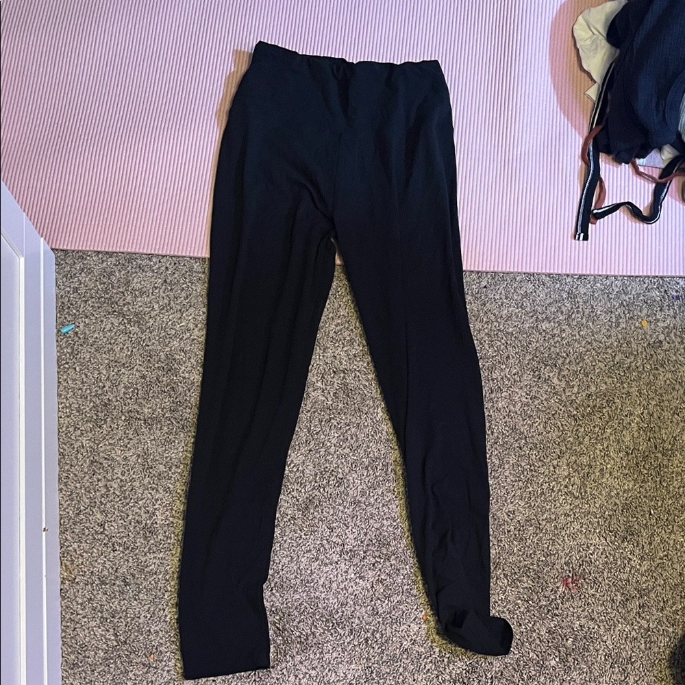 Black High-Waisted Leggings